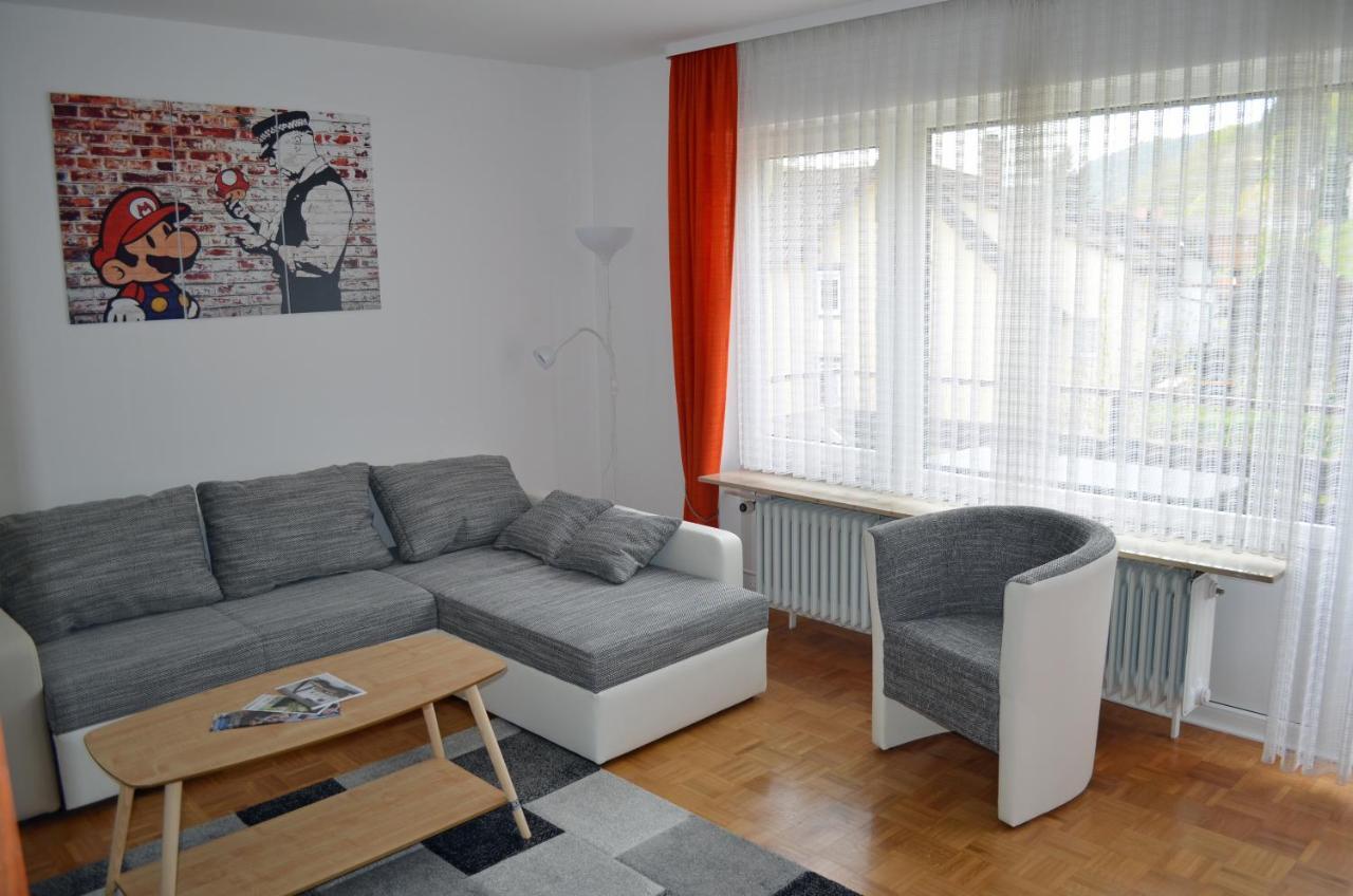 Ferienwohnung Am Kurpark Bad Wildbad Dış mekan fotoğraf